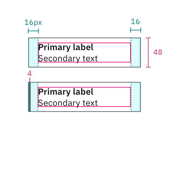 Large node without icons specifications